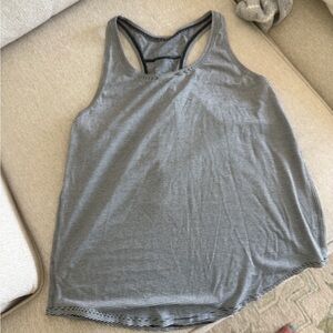 Lululemon Love Tank- Pleated Black & White Striped